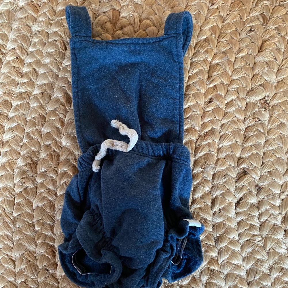 Lulu and Roo (Little Road Co) midnight ruffle shortie romper 6-12month